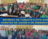 Agentes Comunitários de Saúde e de Endemias recebem tablets e kits para auxiliar no desempenho dos trabalhos